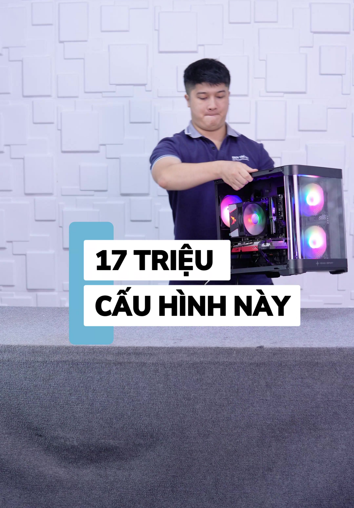 Trọn Bộ PC Gaming Bể Cá 17 Triệu: Cân Mượt Game AAA, Màn Hình 200Hz, Cắm Điện Là Chiến!